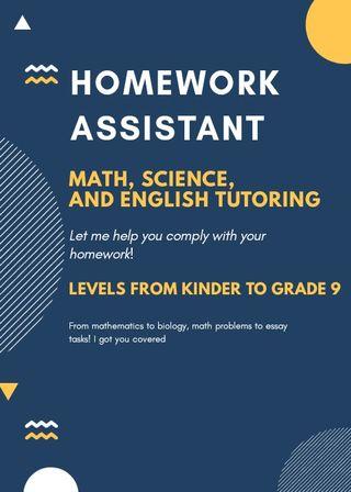 Homework Assistant/Math Tutor