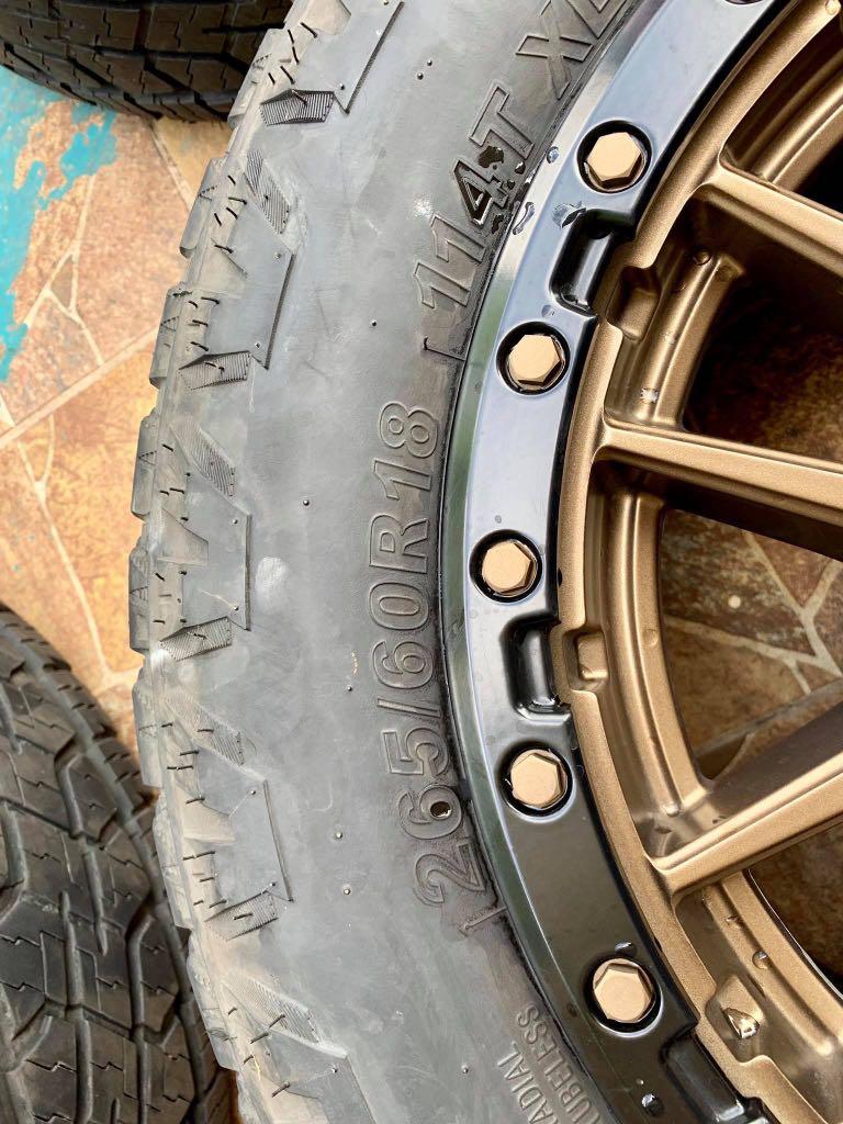 18s Fuel Rebel Rims Monsta Tires 265 60 r18, Car Parts & Accessories ...