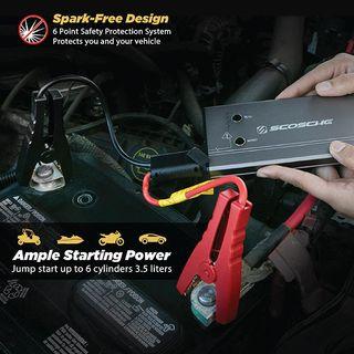 Scosche 300A Car Jump Starter Powerbank Mobile Charger Flashlight