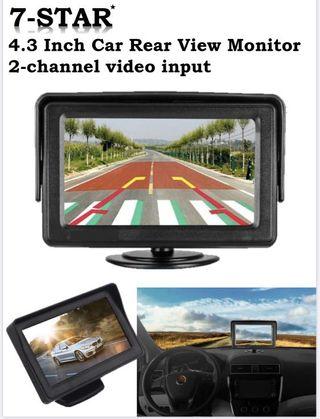 4.3”inch TFT Car Rearview LCD Car Monitor - Car Front and Reverse Rear Back Camera with Parking Line - Vehicle 4.3”inch/5inch/7inch/8inch CCTV Monitor & CCTV Camera at Wholesale Price (Support:12-24V)