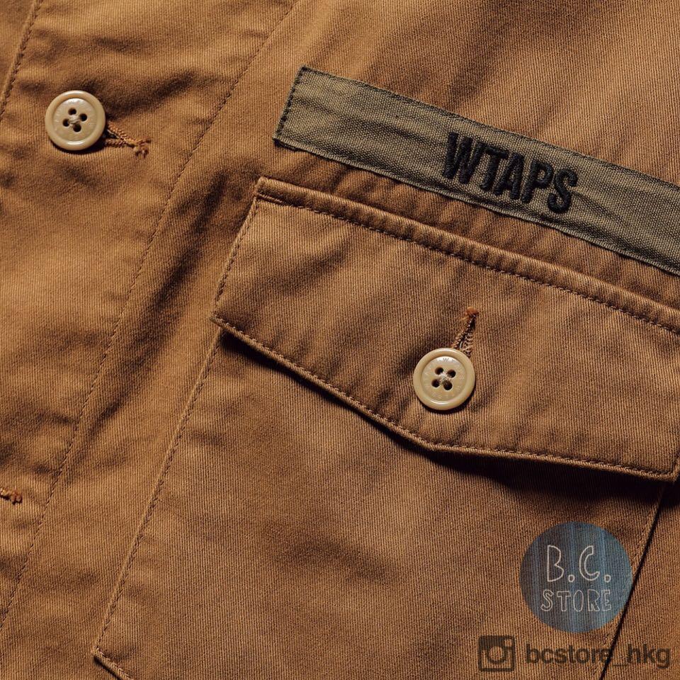 現貨WTAPS SCOUT LS / SHIRT. COTTON. TWILL 19AW 圓領軍恤, 女裝