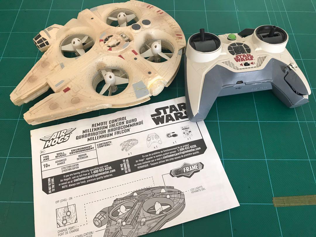 air hogs star wars millennium falcon quad