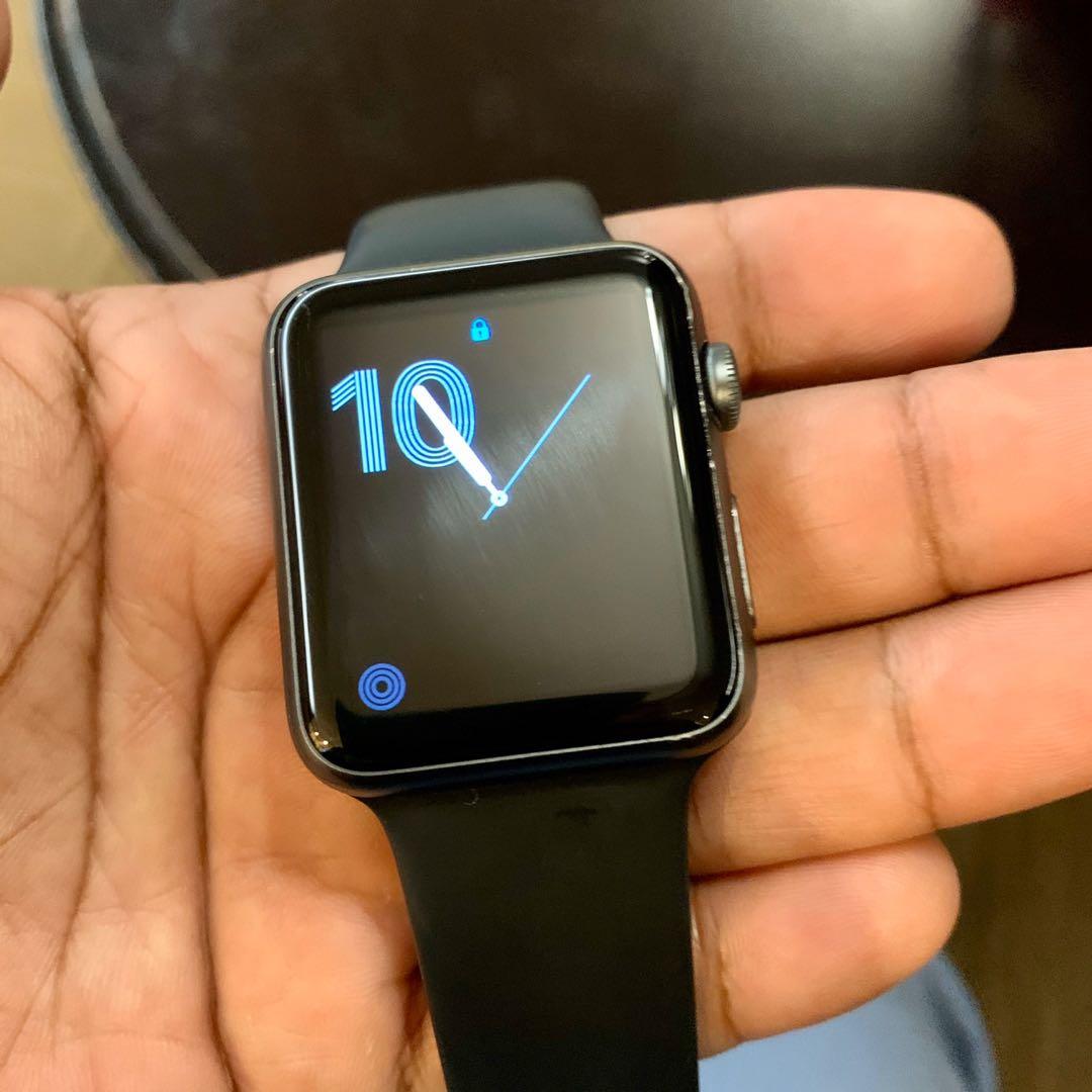 apple watch 42mm black sport band