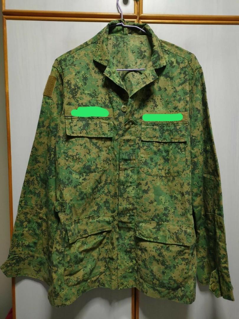 SAF Army no. 4 Uniform Top & Pants, Men's Fashion, Tops & Sets, Formal ...