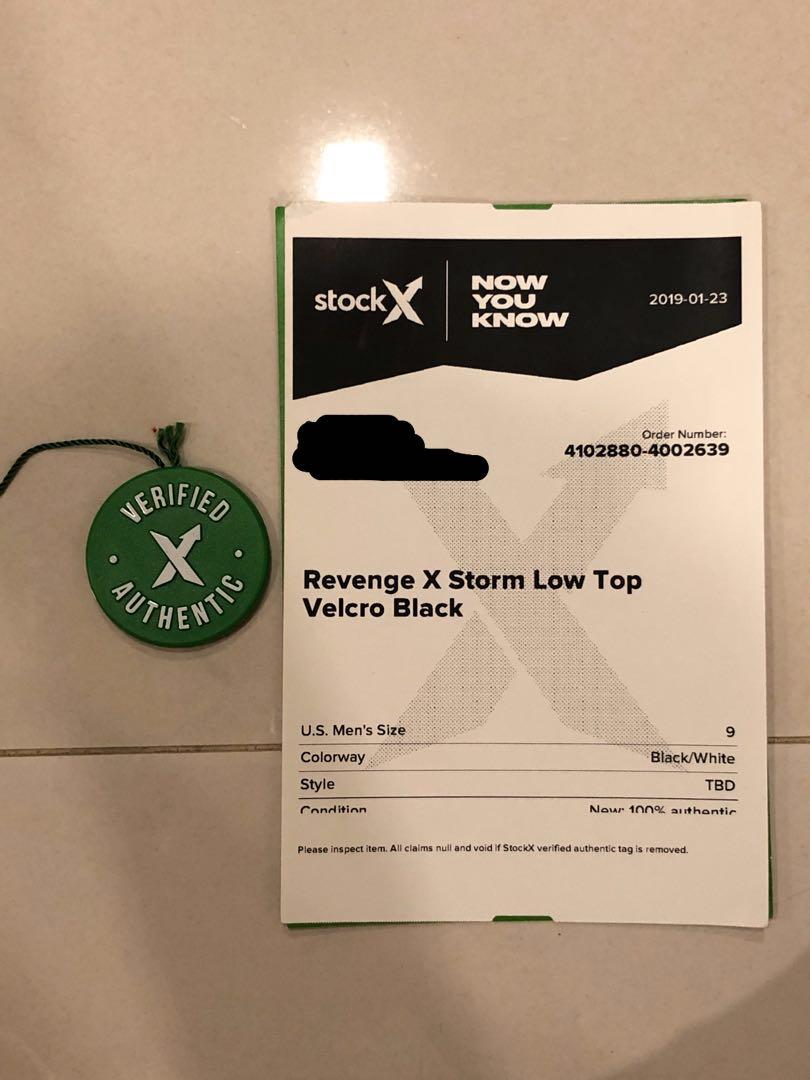 revenge x storm stockx removed