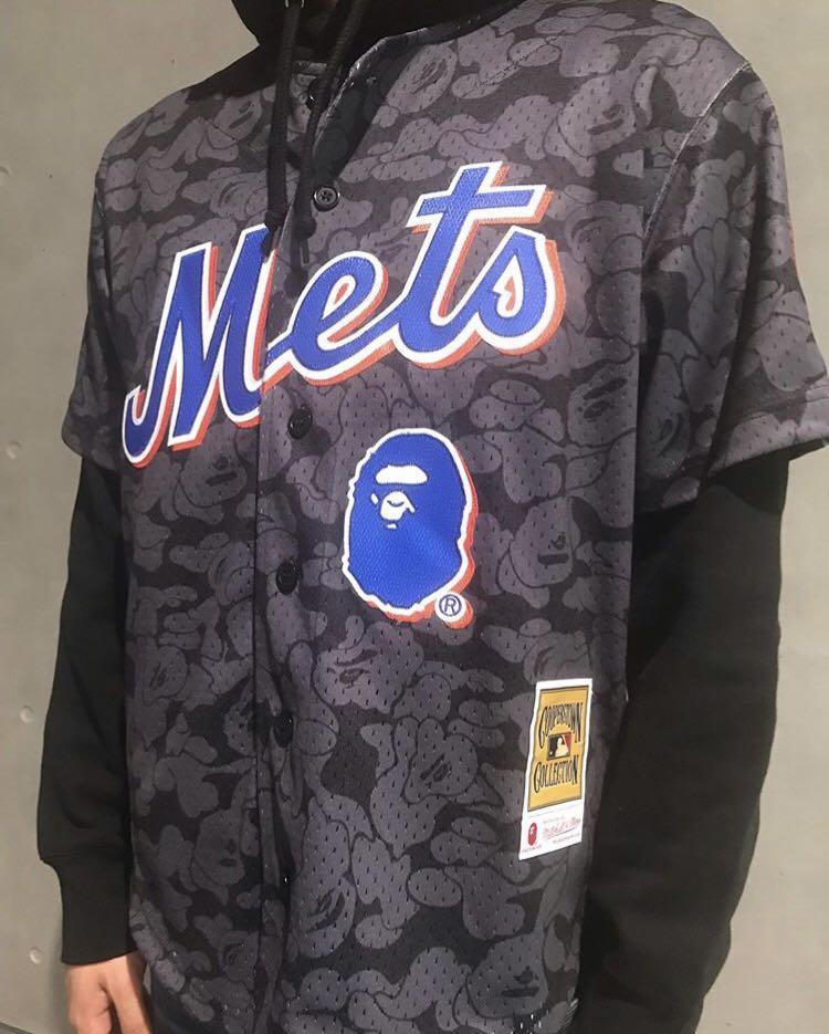 bape mets jersey