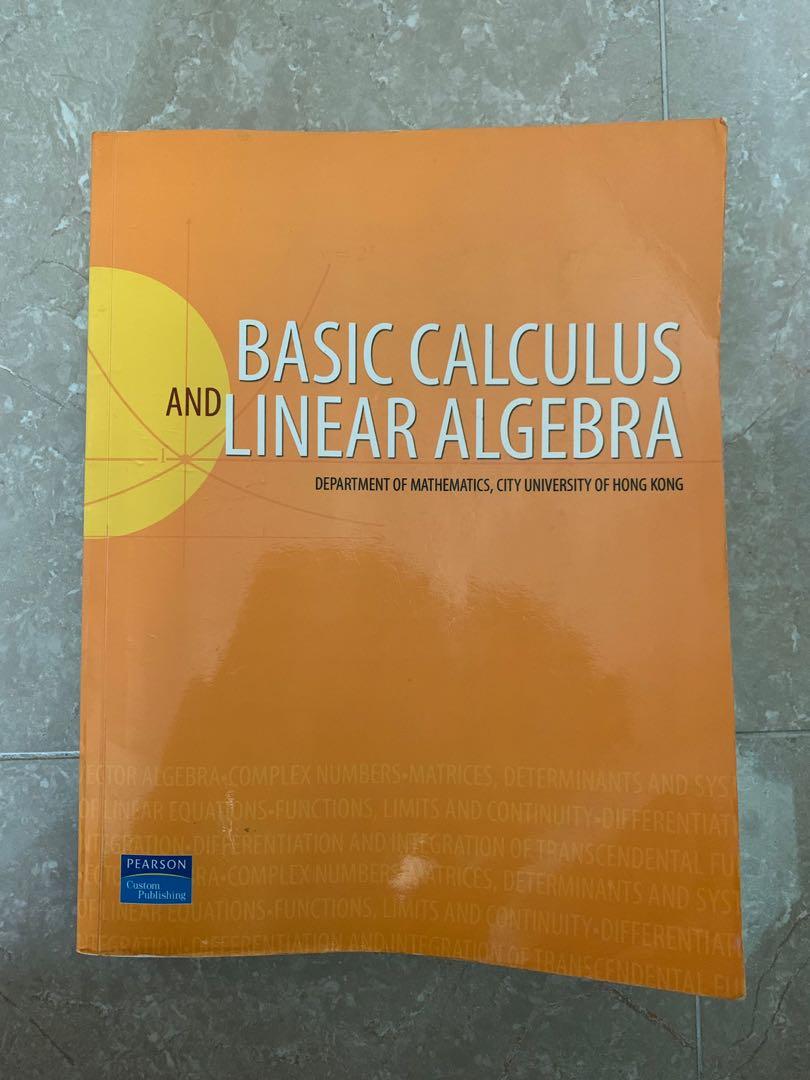 Basic calculus and linear algebra carousell