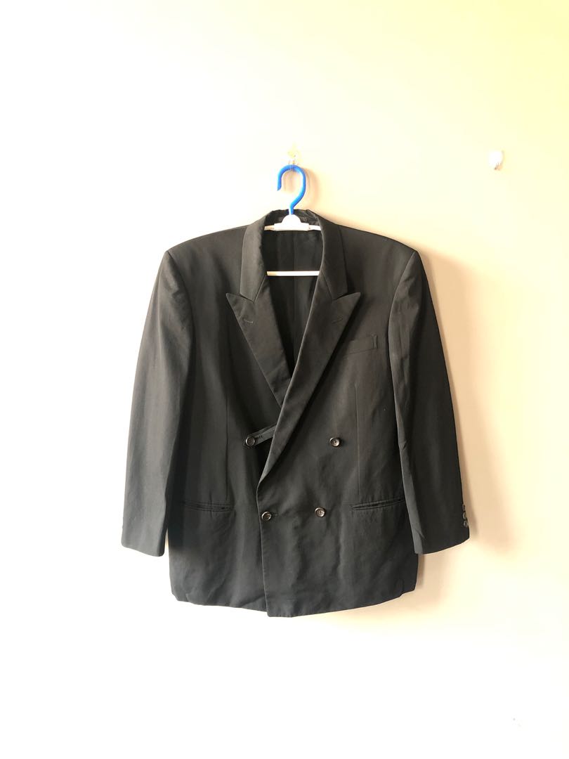 Black Comme des garcons homme deux blazer