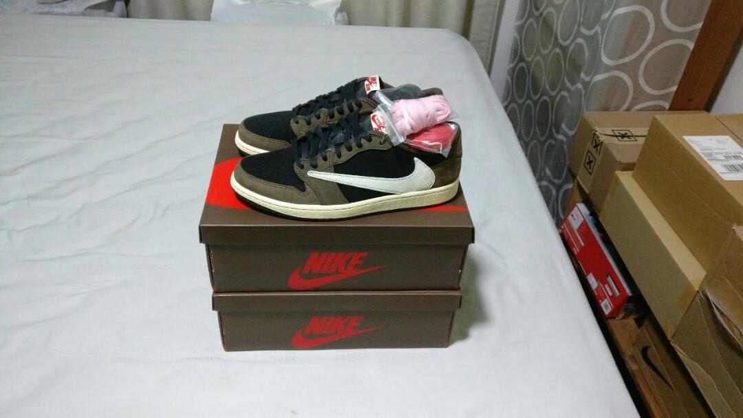 Bnds Travis Scott X Nike Jordan 1 Retro Low Men S Fashion Footwear Sneakers On Carousell