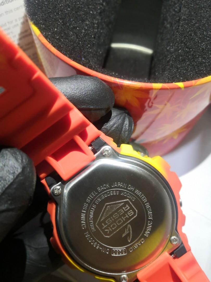 Casio G Shock Kyo Momiji Color DW 6900TAL 4JR FULL WITHOU TAG JAPAN SET