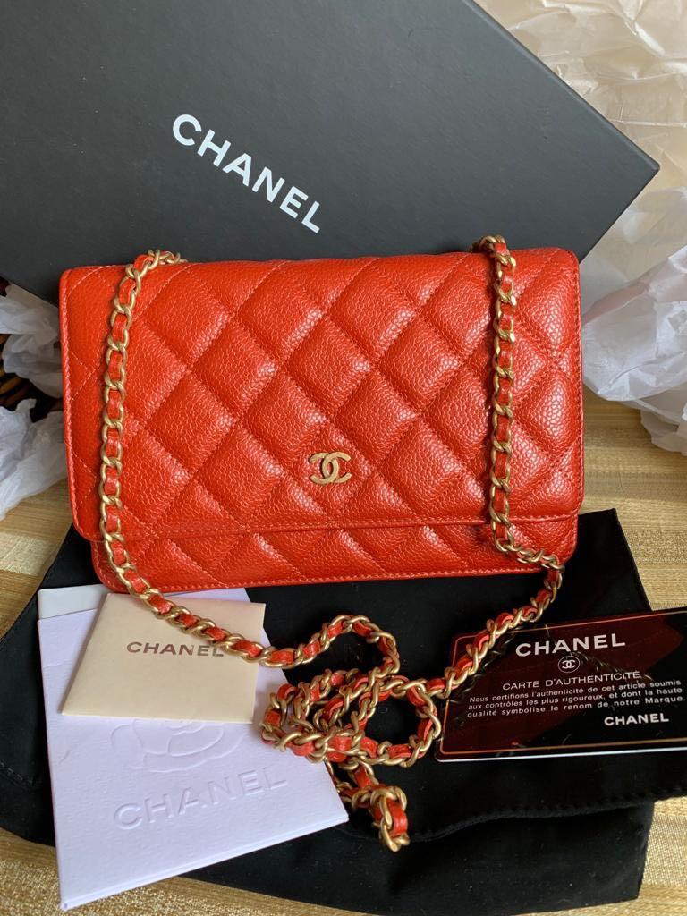 Chanel classic Woc flap bag, Luxury, Bags & Wallets on Carousell