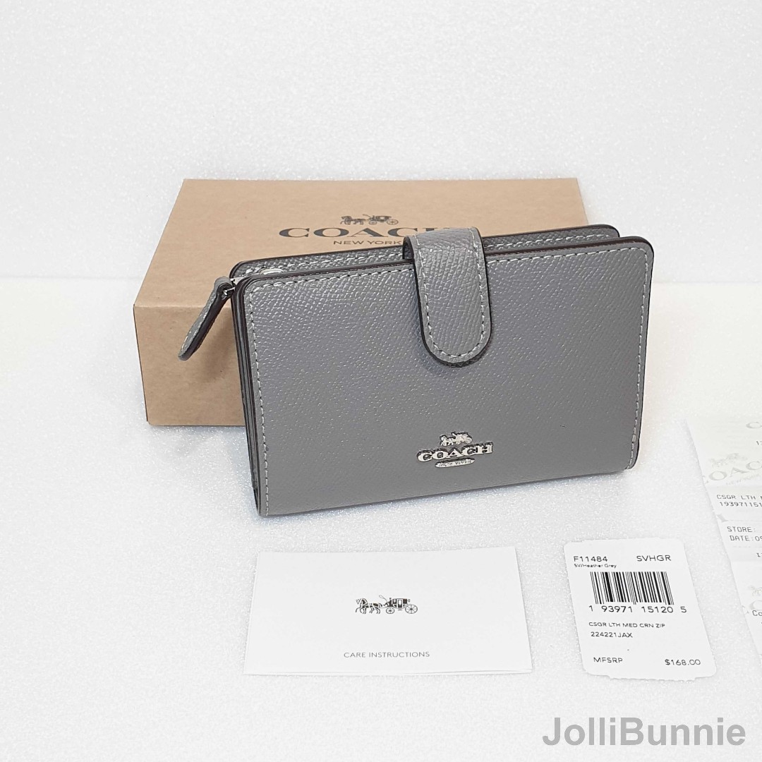 Gray coach 2025 wallet