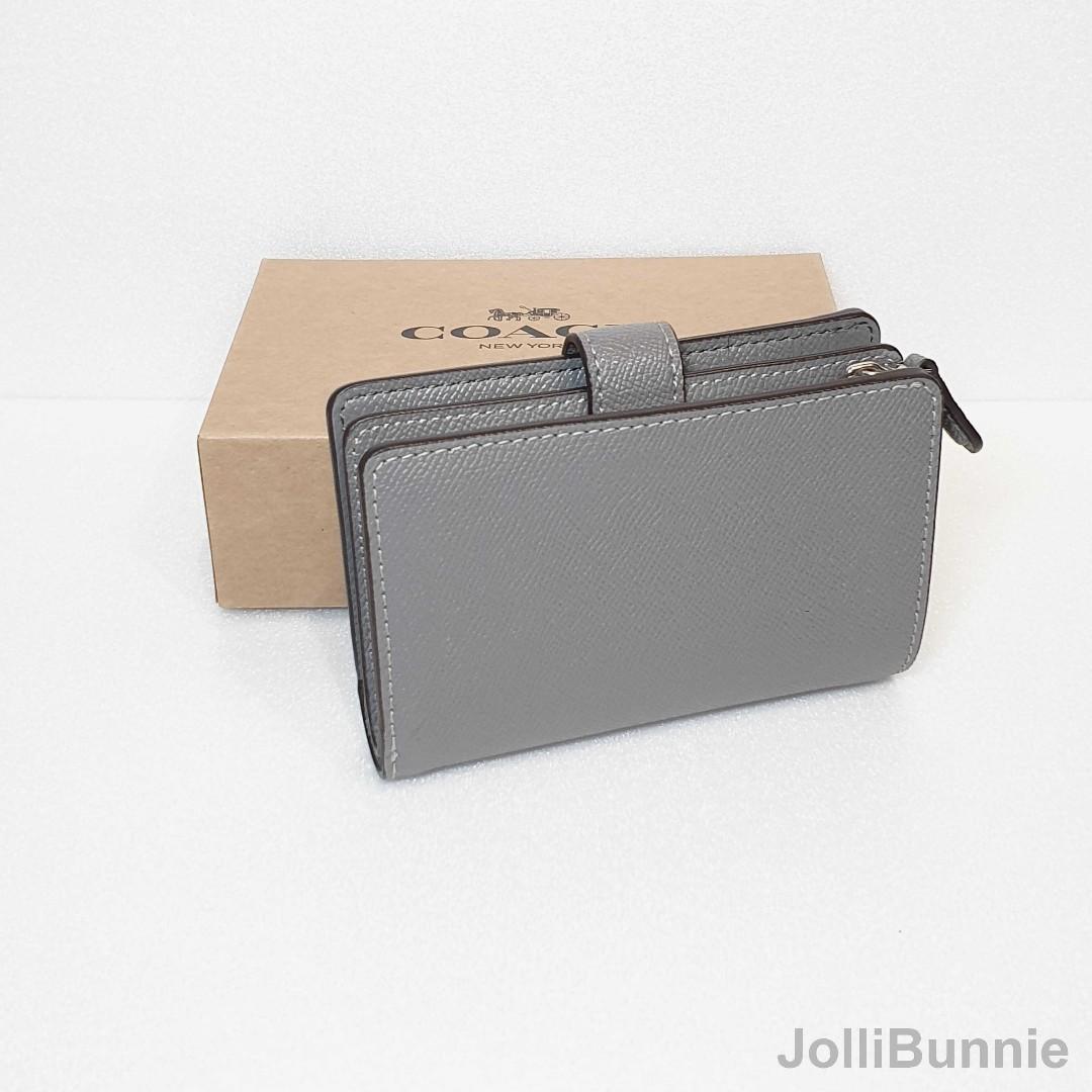 Heather grey new arrivals coach wallet