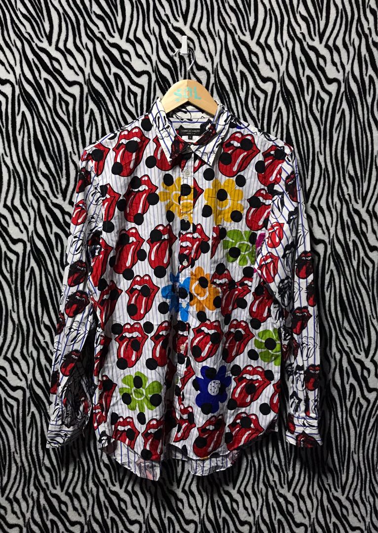 Comme des garcons rolling stones top