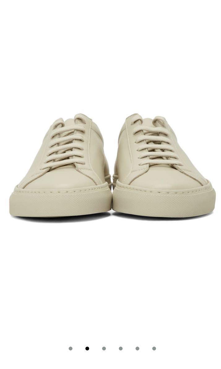 white shoe cream common projects