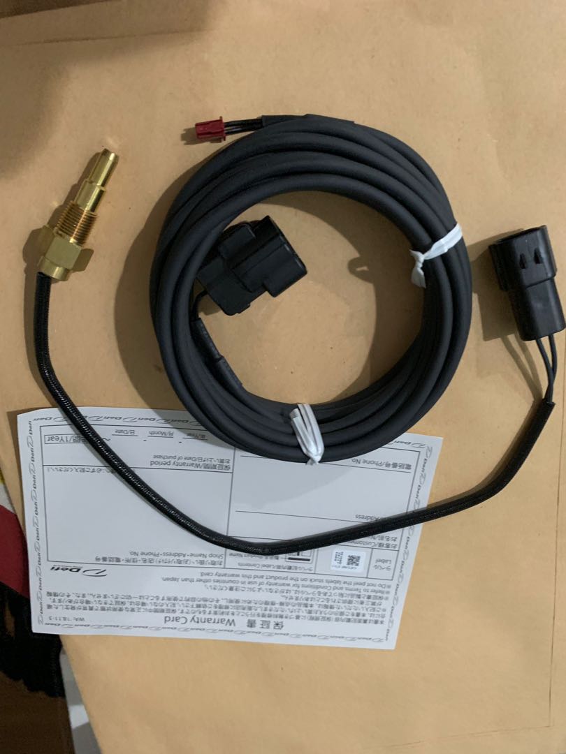 DEFI OIL TEMP SENSOR AND CABLE, Car Accessories, Accessories on Carousell