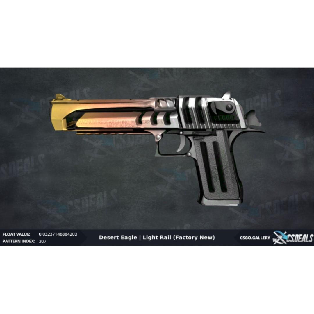 Desert Eagle Light Rail Fn Toys Games Video Gaming In Game Products On Carousell