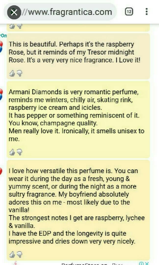 armani diamonds fragrantica