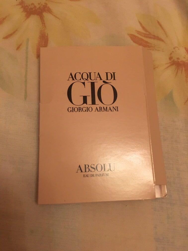 acqua di gio absolu sample