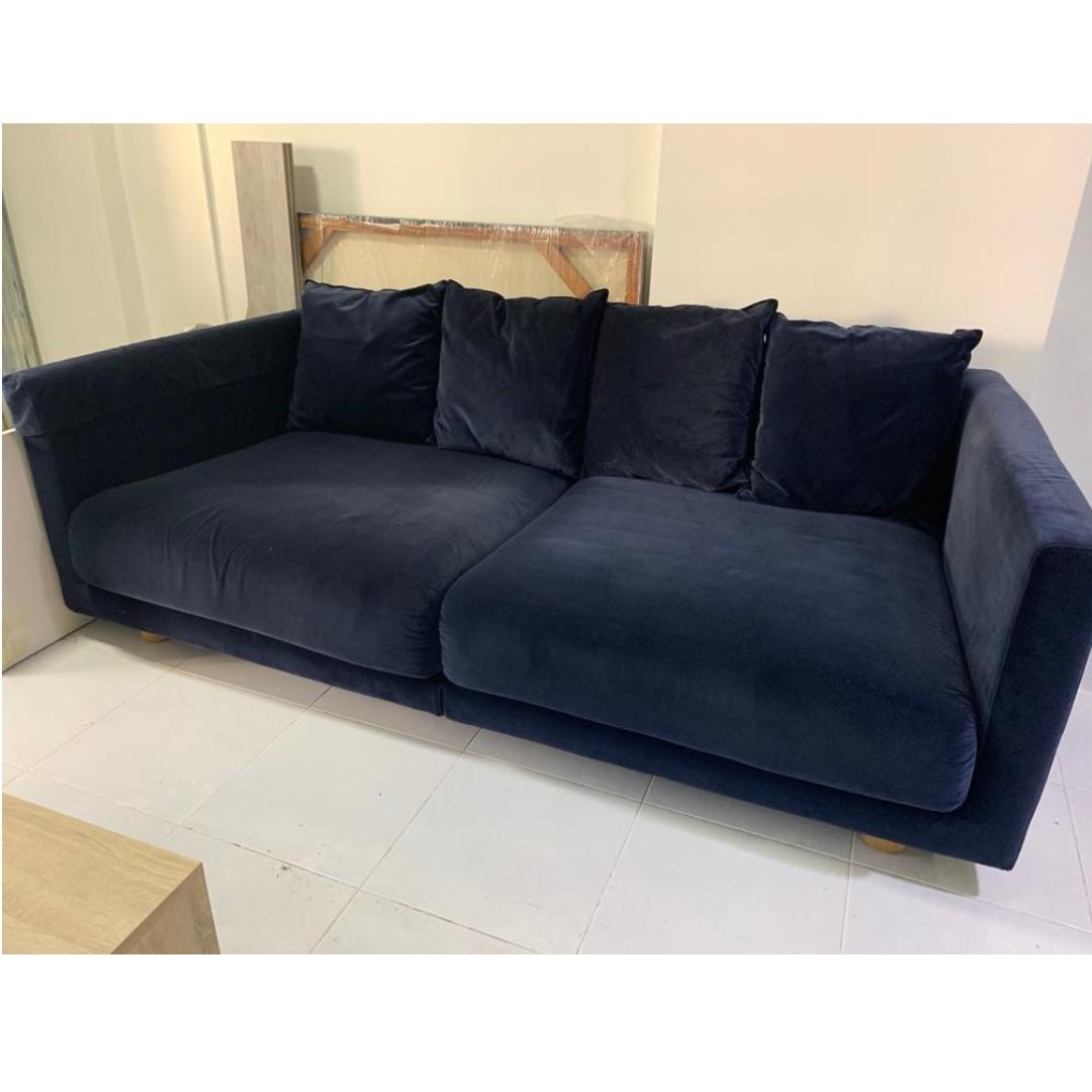 Ikea Stockholm Blue Sofa Furniture Sofas On Carousell