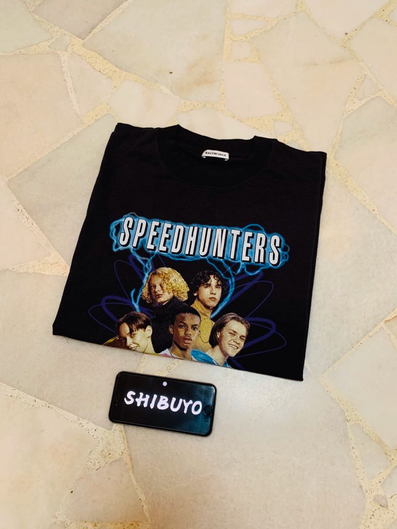 Balenciaga Speedhunters Band Tee, Men's 