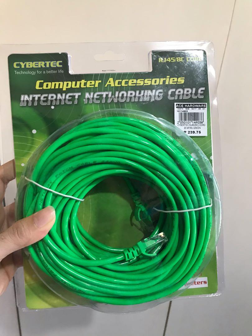 Internet Networking Cable 20 Meters Electronics Computer Parts