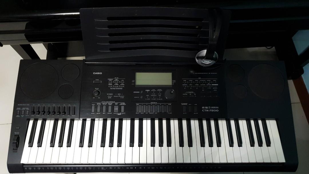 Keyboard Casio High Grade CTK 7200 Hobbies Toys Music Media Musical Instruments on Carousell
