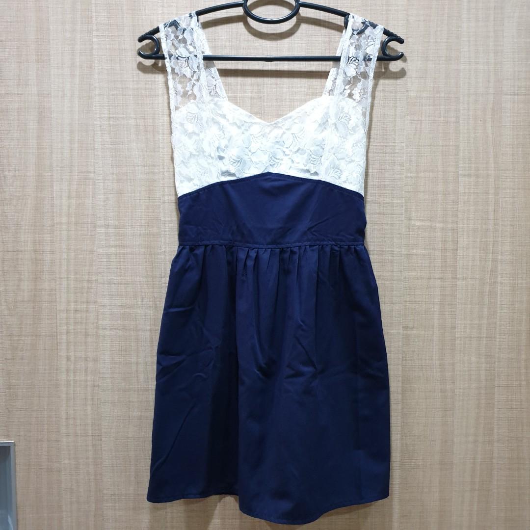 Lace Bodice Party Dress (Category: Dresses) located in Quezon City. Submitted by kkookies (Listing ID 254872651, Image 3). Description: Cute and unique dress with lace bodice and lace straps. Skirt flares out, so flattering. Really cute, great price! Fabric is not stretchy..