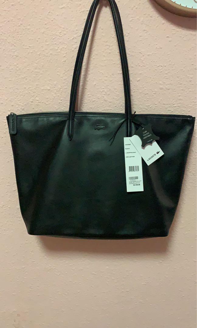 Lacoste cow leather bag online