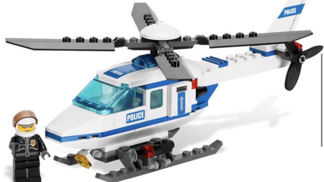 toy police helicopter