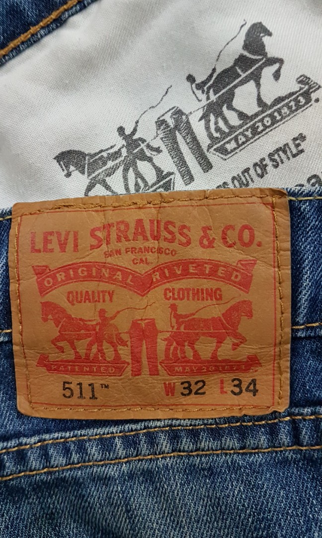 Levi's 511 w32 l34 Clearance