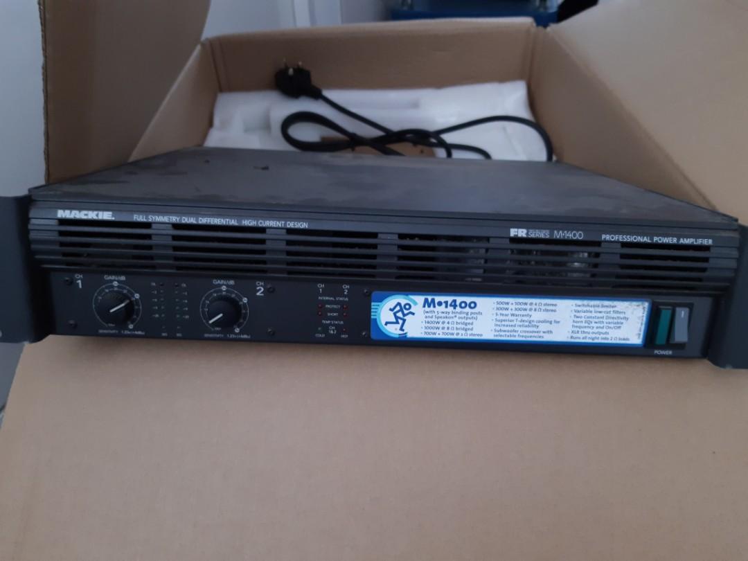 Mackie amplifier series fr m1400 on sale