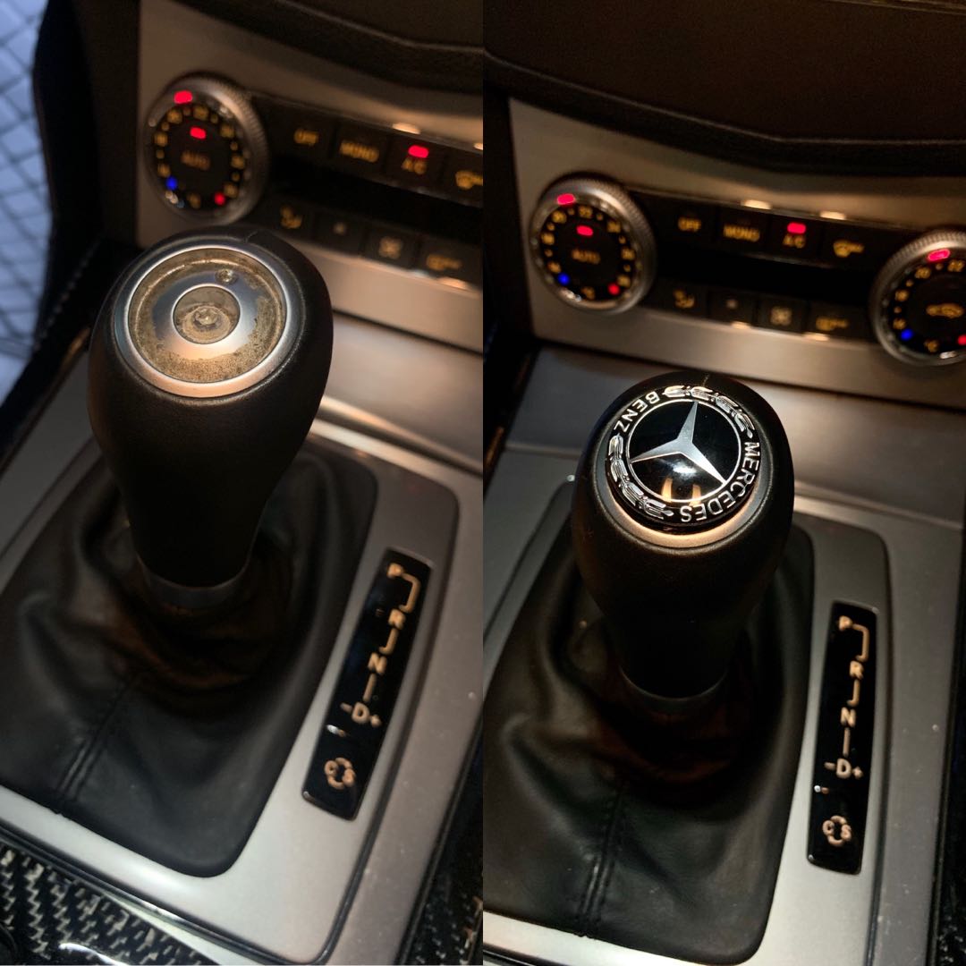 Stick Gear Shift Shifter Knob Fits Mercedes Benz Star Logo C E Class W203 W211 
