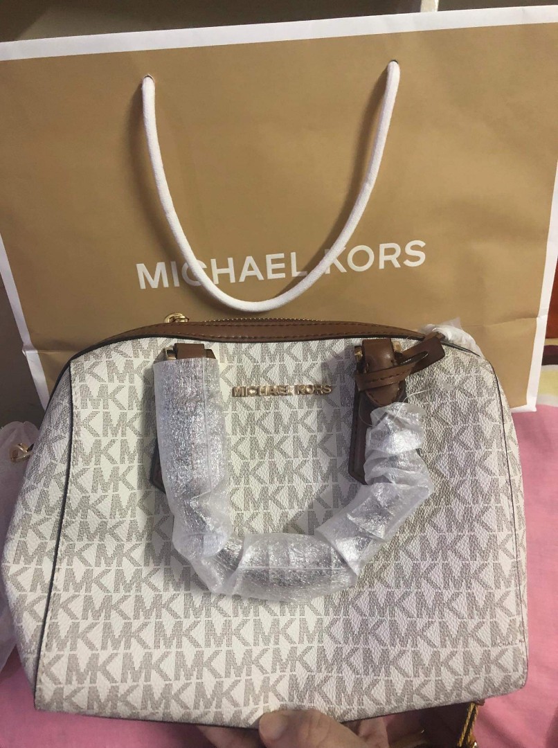 Michael Kors Hayes Large Duffle Satchel 