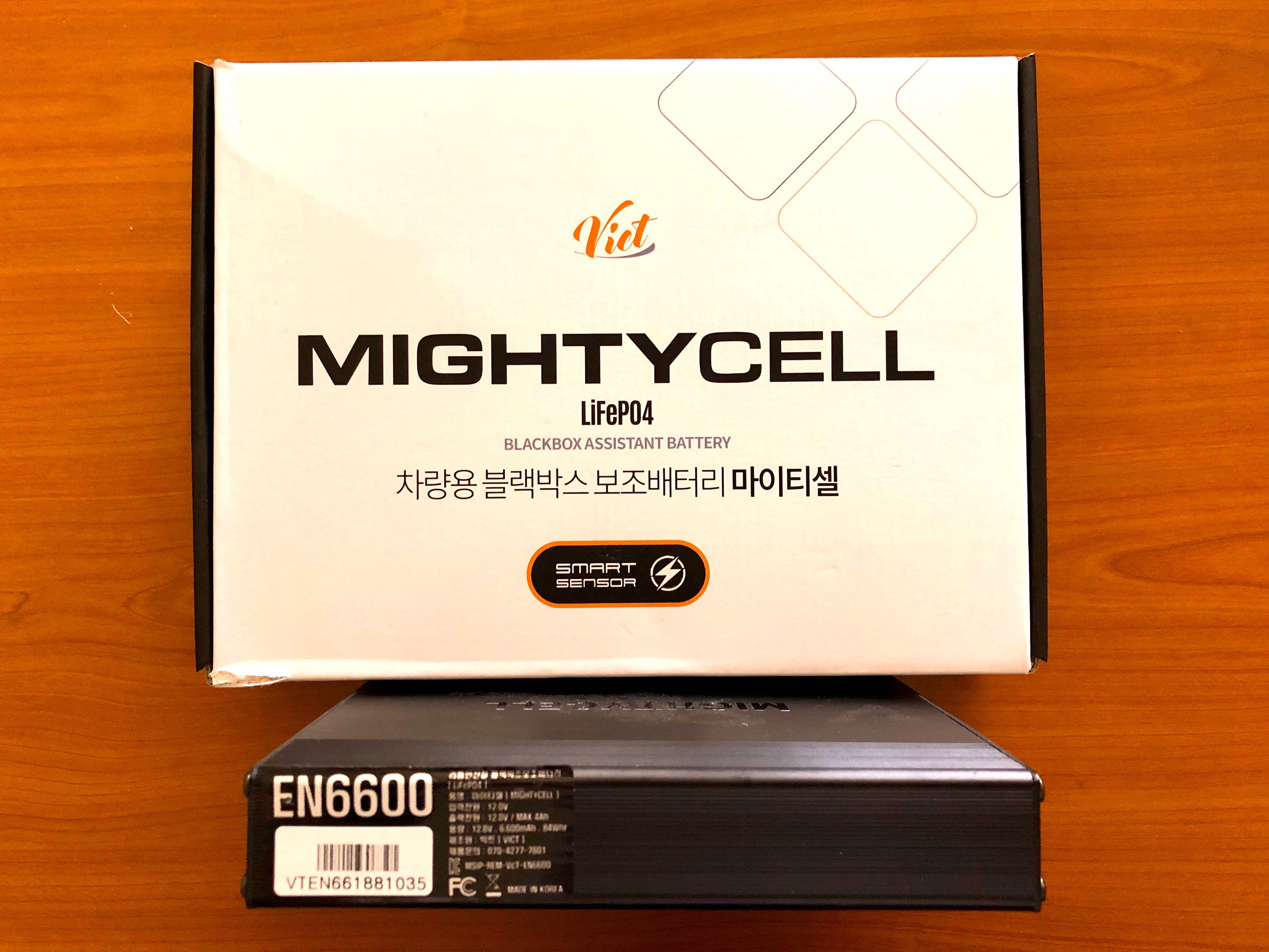 Mightycell EN6600 Car Backup Power Battery for Dash Cam, Car