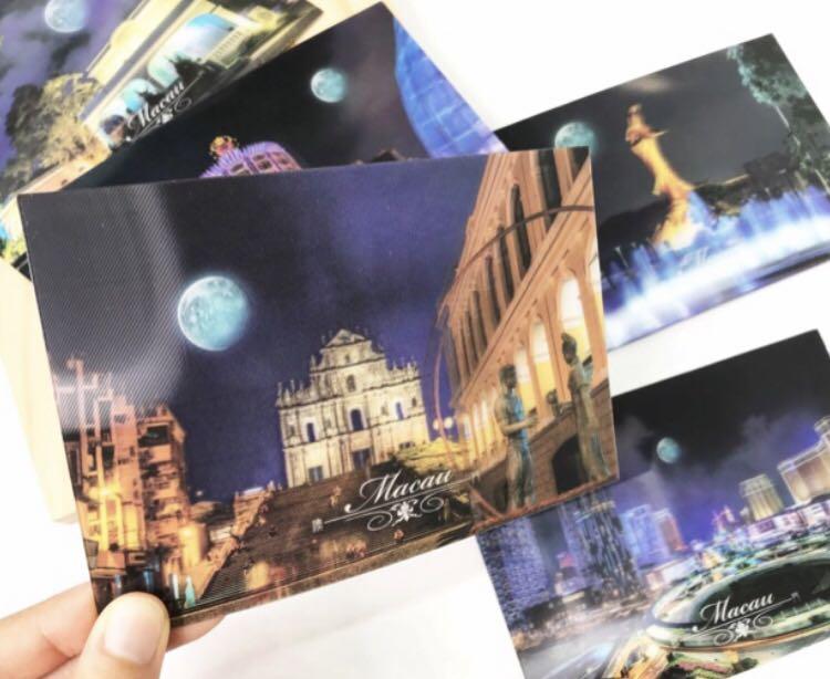 澳門代購🇲🇴］O-MOON 澳門原創景色3D全景明信片/ 3D Macau Postcard （限量發售）, 旅行, 旅行必需品, 旅行配件-  Carousell