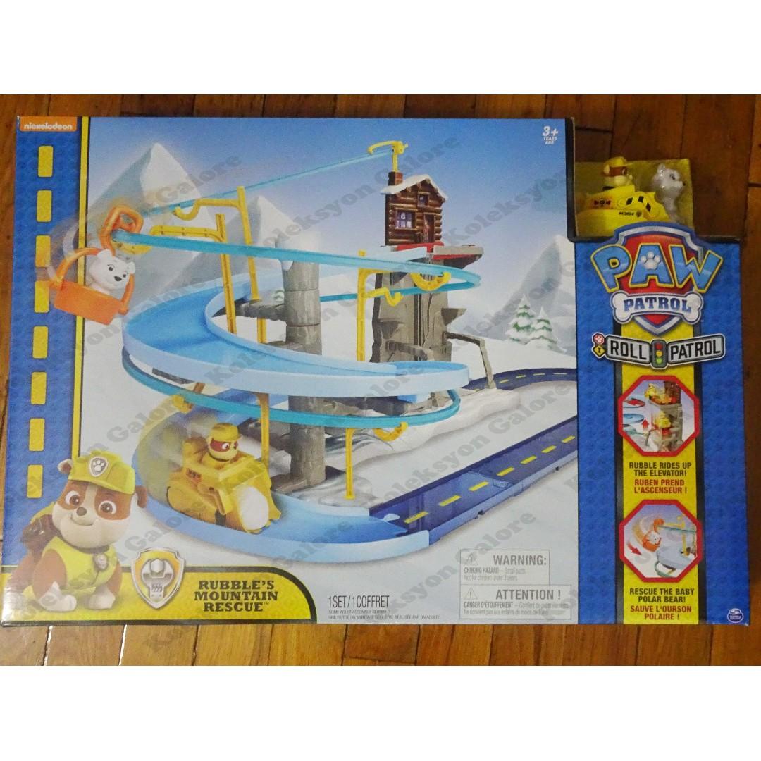 Paw patrol roll patrol rubble s mountain rescue track hot sale set