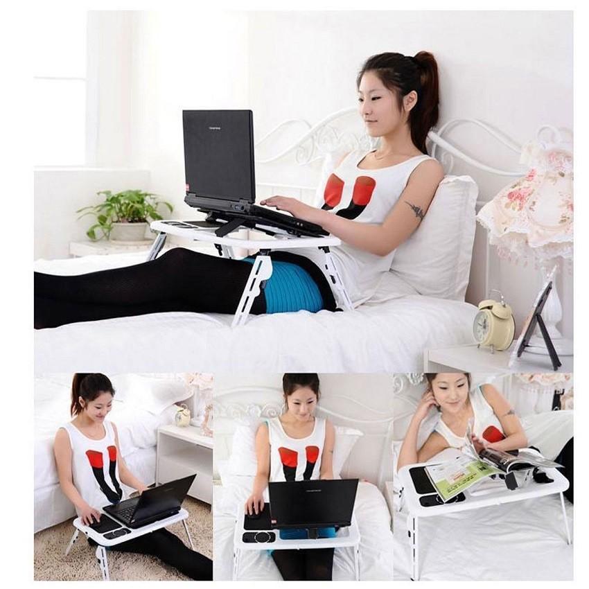 Portable Foldable Laptop Table with Cooling System, Computers & Tech