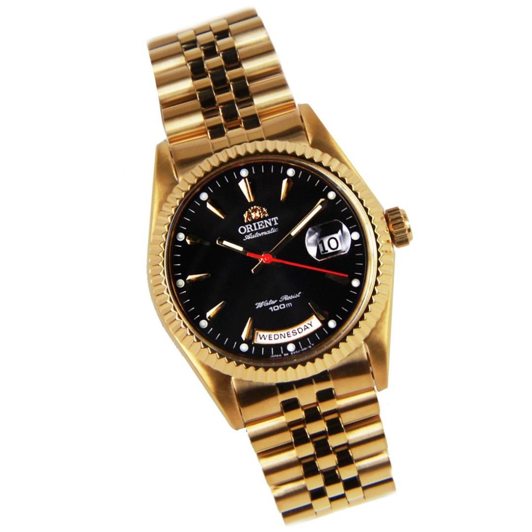 SEV0J004BH EV0J004B Brand New Orient Oyster Automatic 100M Day Date 100 Authentic Stainless Steel Mens Casual Watch w Warranty