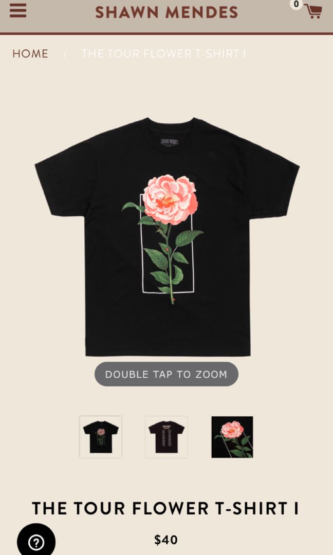 Shawn Mendes Official Merch Shirt Men S Fashion Clothes Tops On Carousell