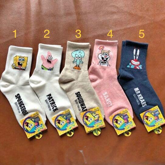 ON HAND! Spongebob kyrie socks, Men's 