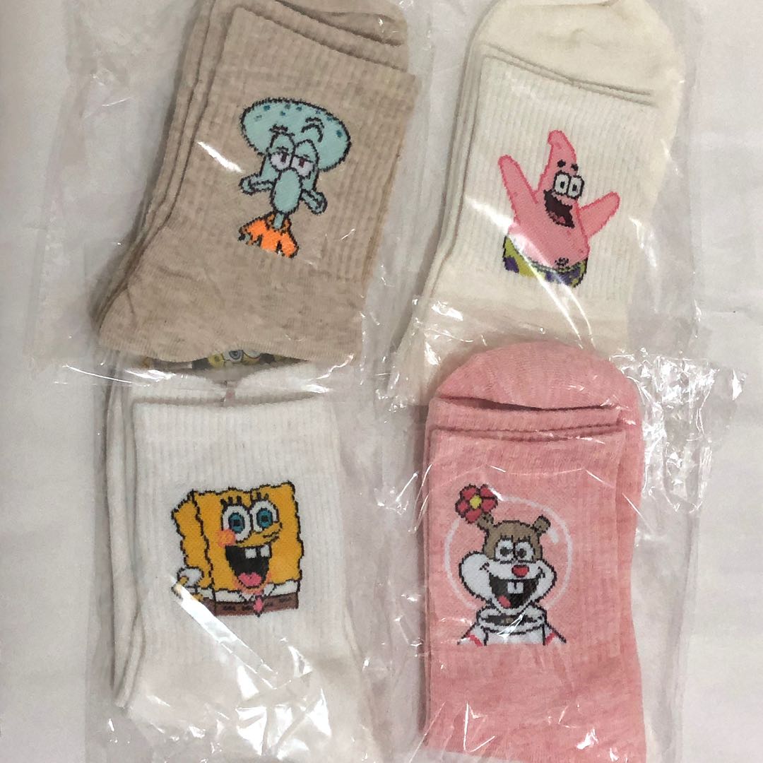 spongebob kyrie socks