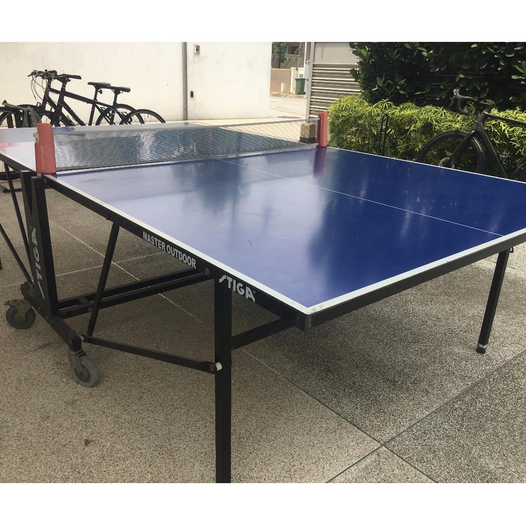 Sponeta tafeltennistafel S5-72e - outdoor groen | Van Ee Buitenspeelgoed