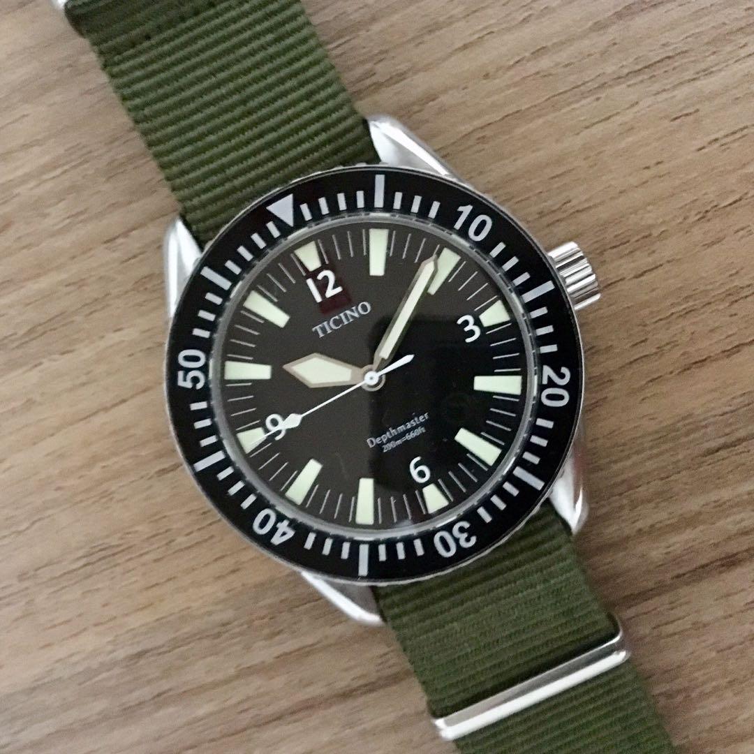 Ticino Depthmaster Homage to Omega Seamaster 300