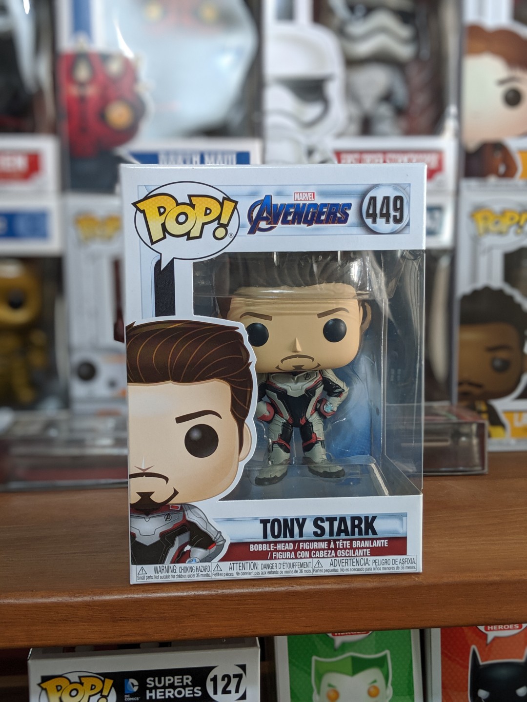 funko pop de tony stark
