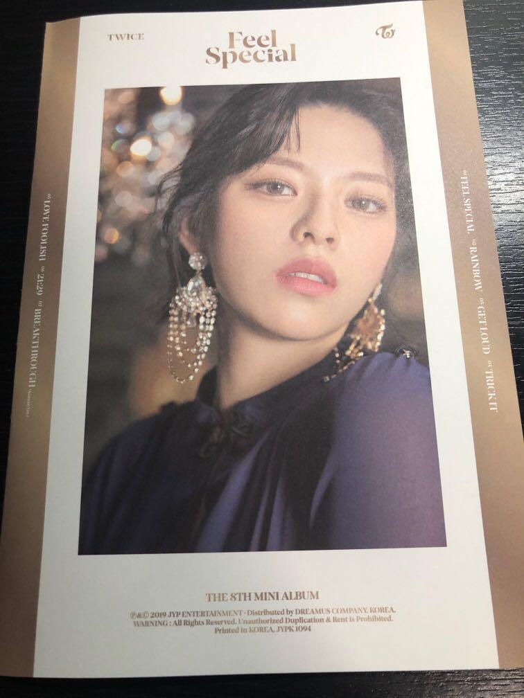 Wtt Twice Feel Special Lyrics Booklet Hobbies Toys Memorabilia Collectibles K Wave On Carousell