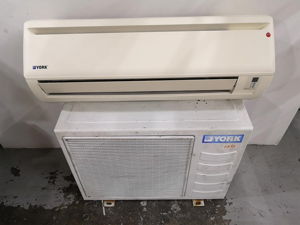 York L Model 1.5HP Second Hand Air Conditioner AC2878, TV & Home