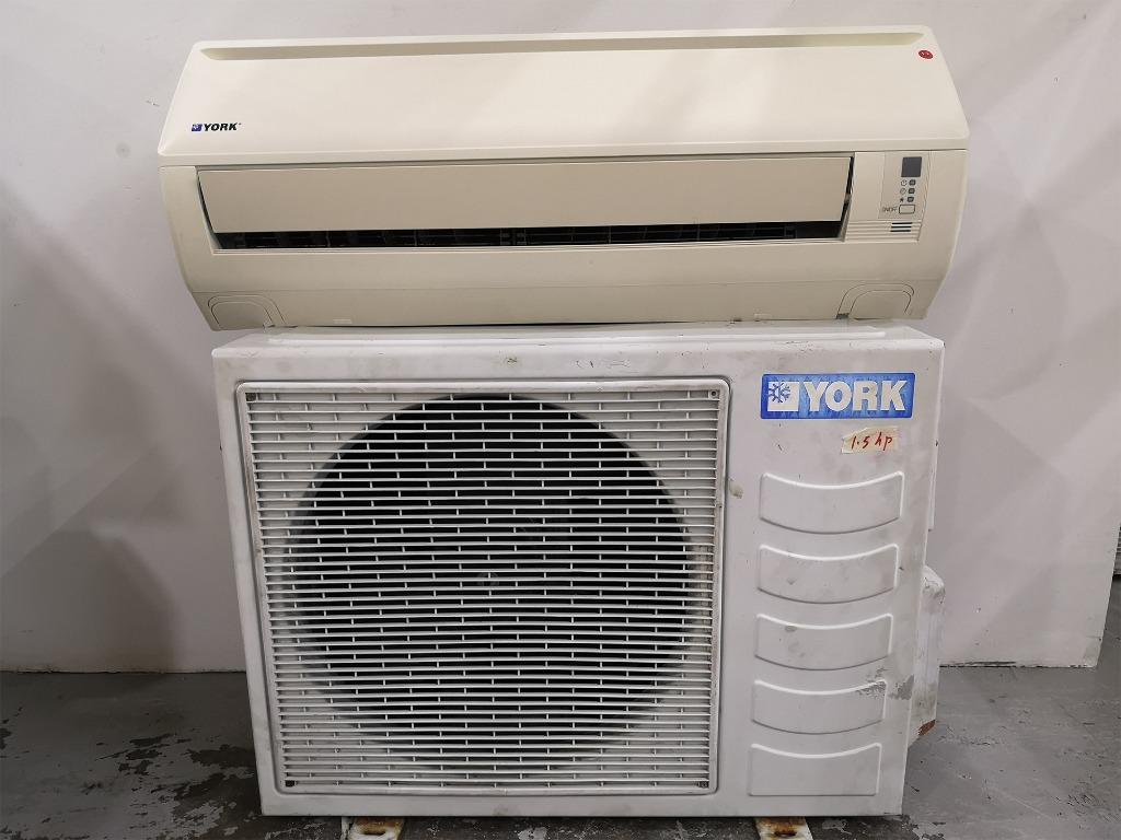 York L Model 1.5HP Second Hand Air Conditioner AC2878, TV & Home Appliances, Kitchen Appliances