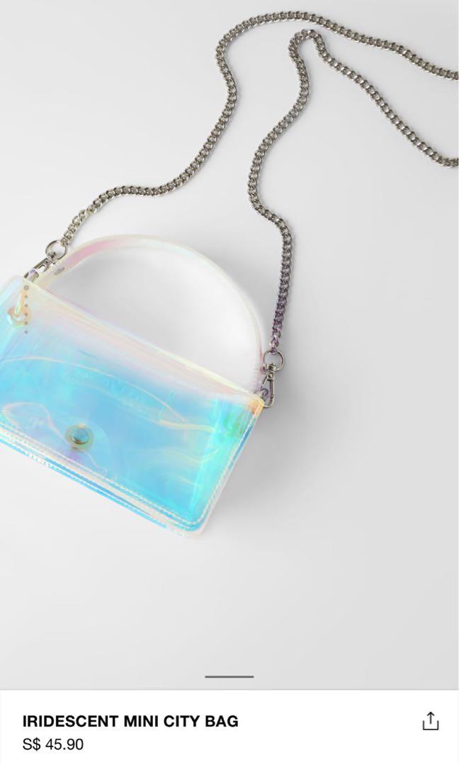 Zara city hotsell bag with pendant