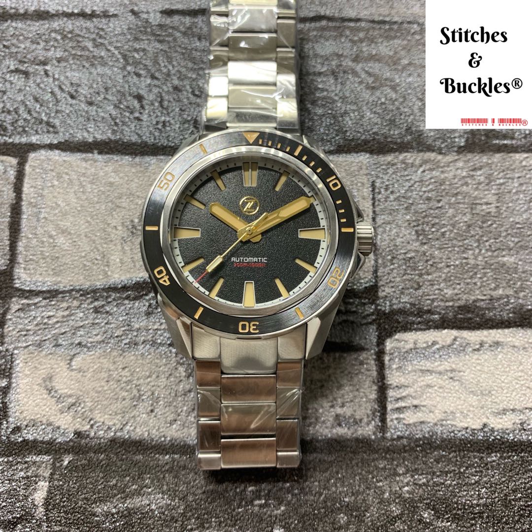 Zelos SwordFish V2 ‘BLACK SAND’ Steel NH35, Luxury, Watches on Carousell